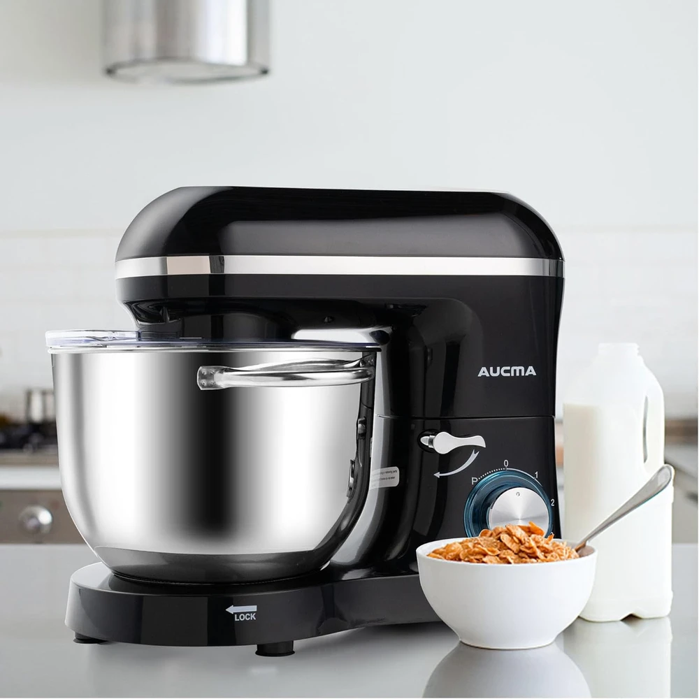 Batidora de pie de 660W Negro