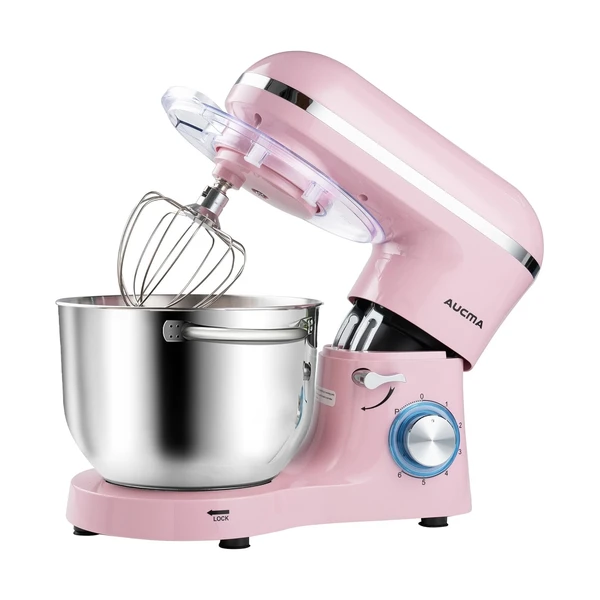 Batidora de pie de 660W Rosa